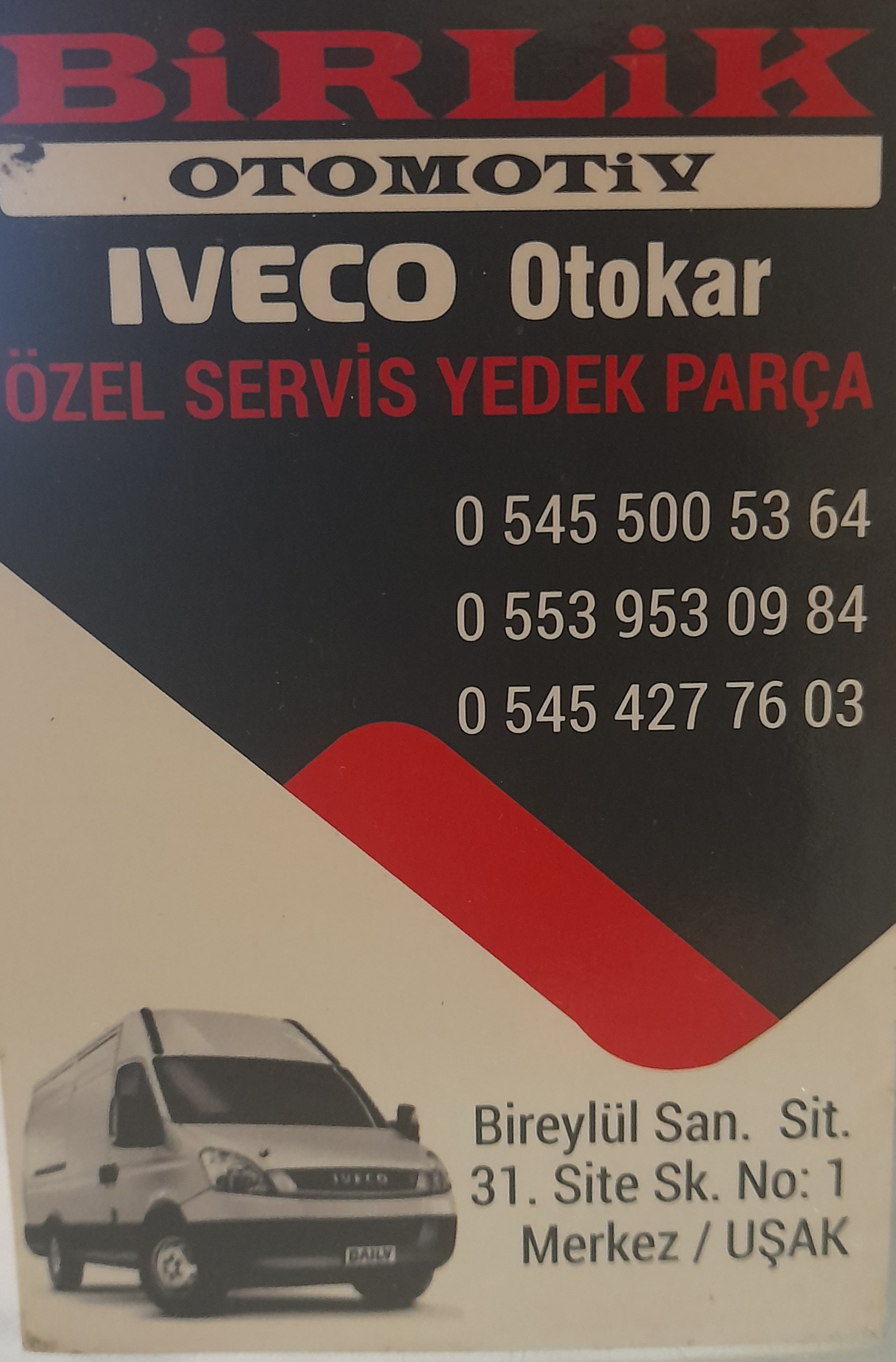 Birlik Otomotiv İveco Otokar Özel Servisi