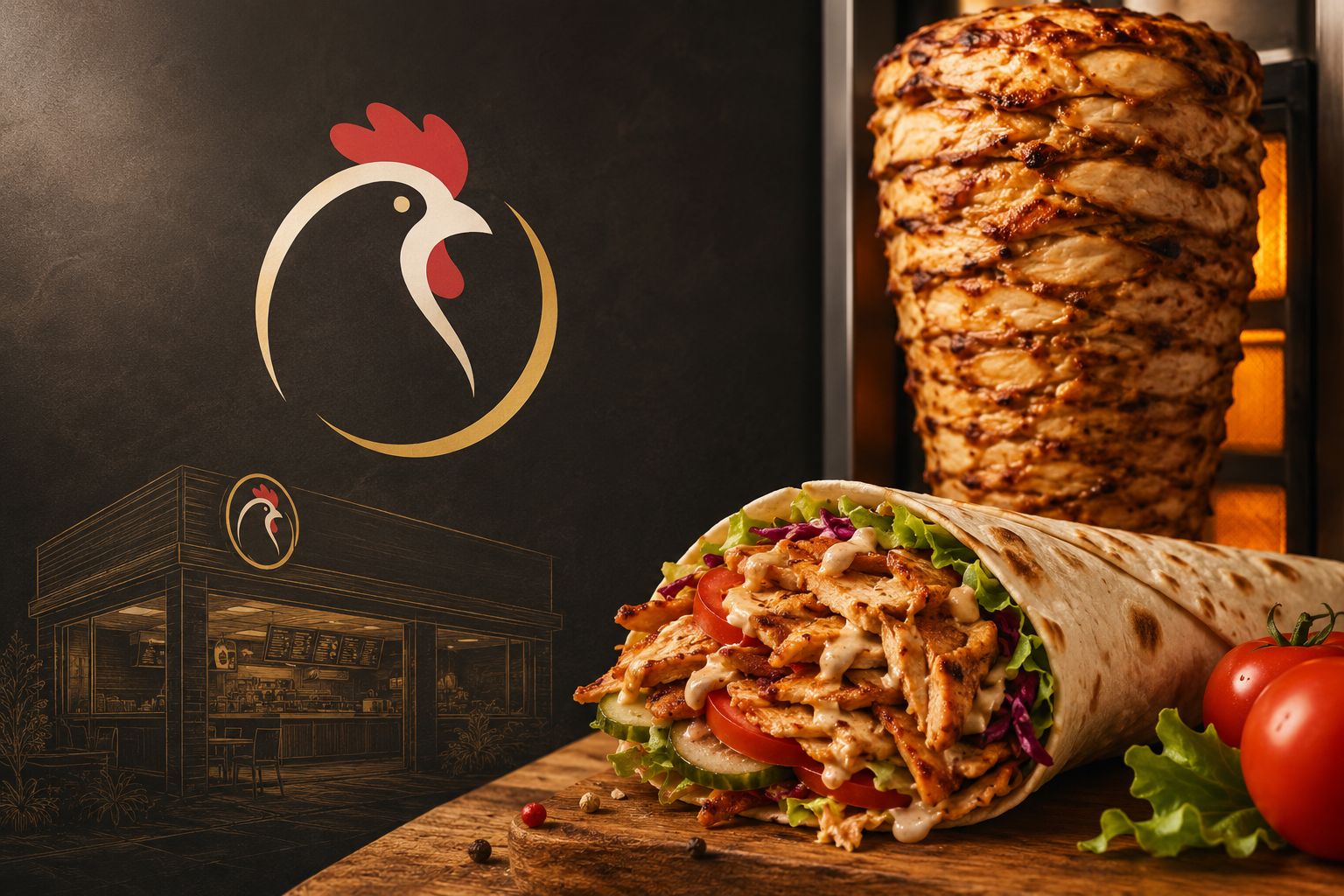 CHICKEN DÖNER FAST FOOD