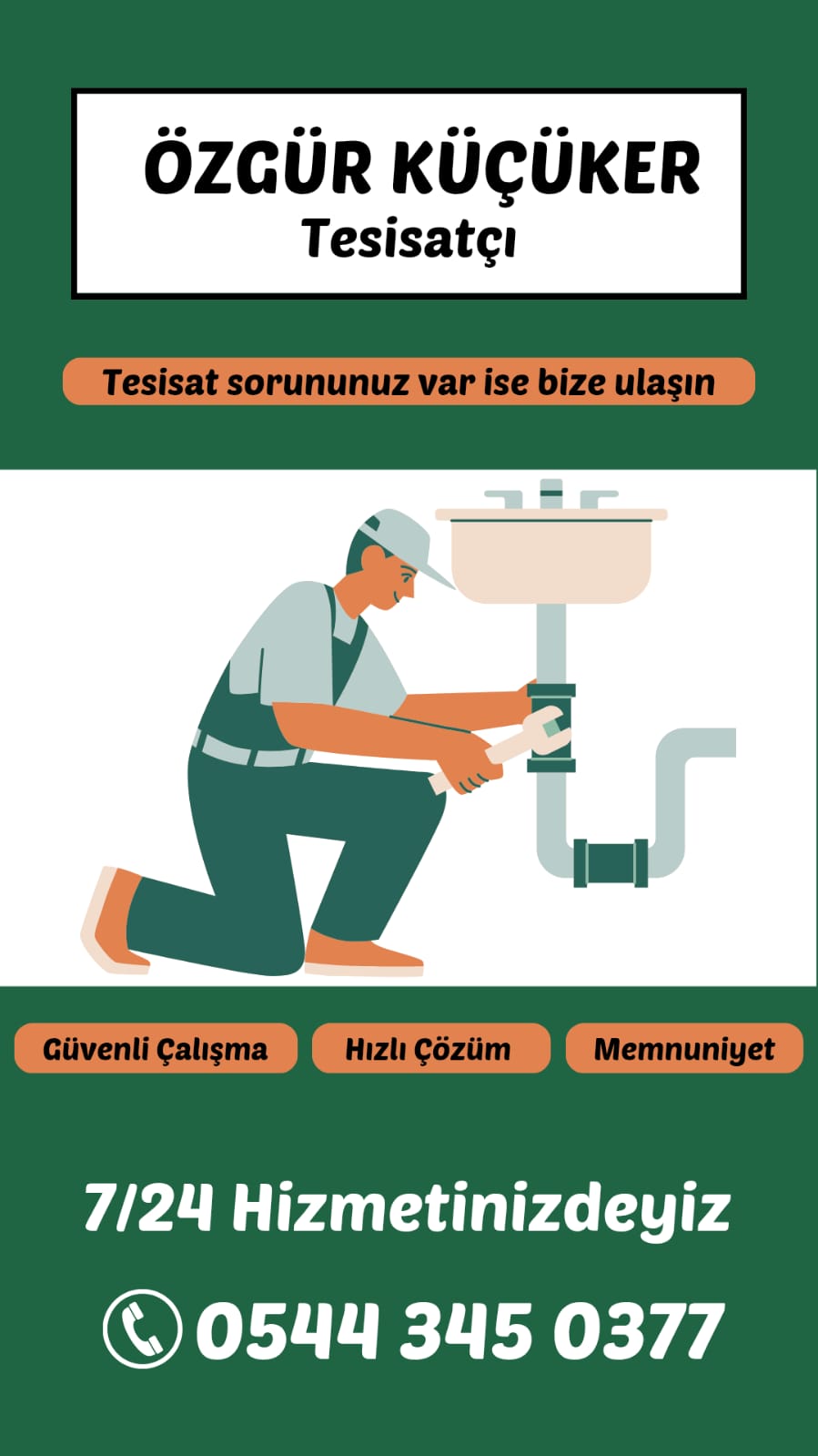 Tesisatcım Özgür Usta