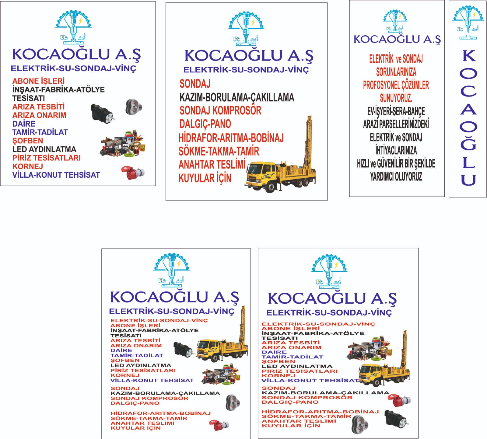 Kocaoğlu Elektrik Su Sondaj Vinç