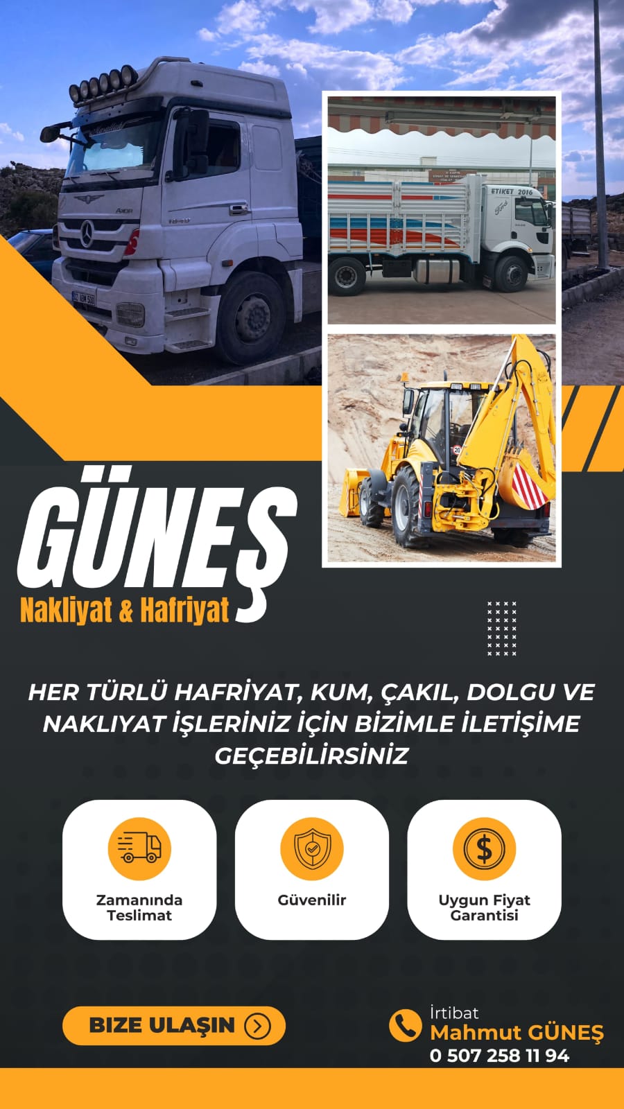 Güneş Hafriyat Nakliyat