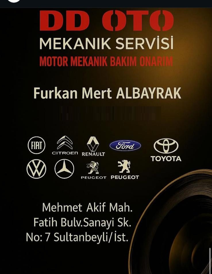 DD OTO MEKANİK SERVİSİ